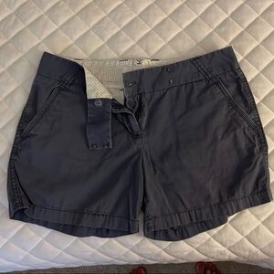 J. Crew Gray Flat Front Shorts Modern Casual